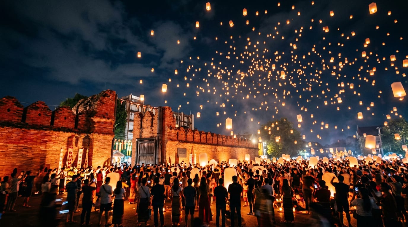 Yi Peng and Loy Krathong